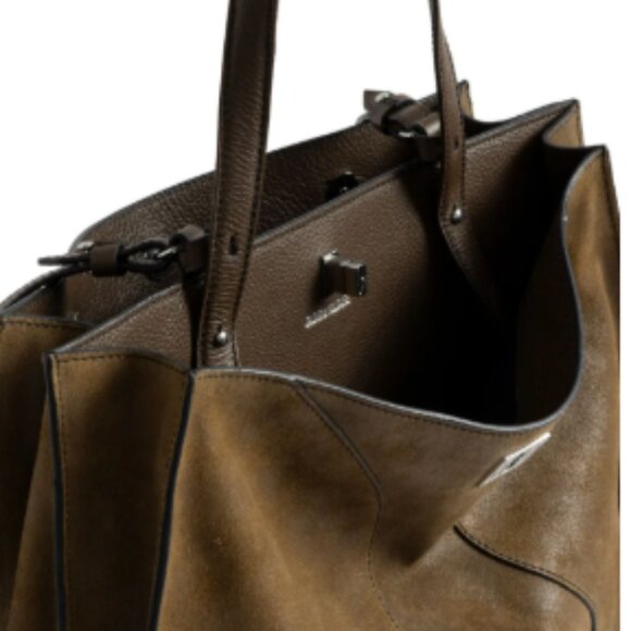 Zadig & Voltaire - curved-detail suede tote bag - Picture 7 of 7
